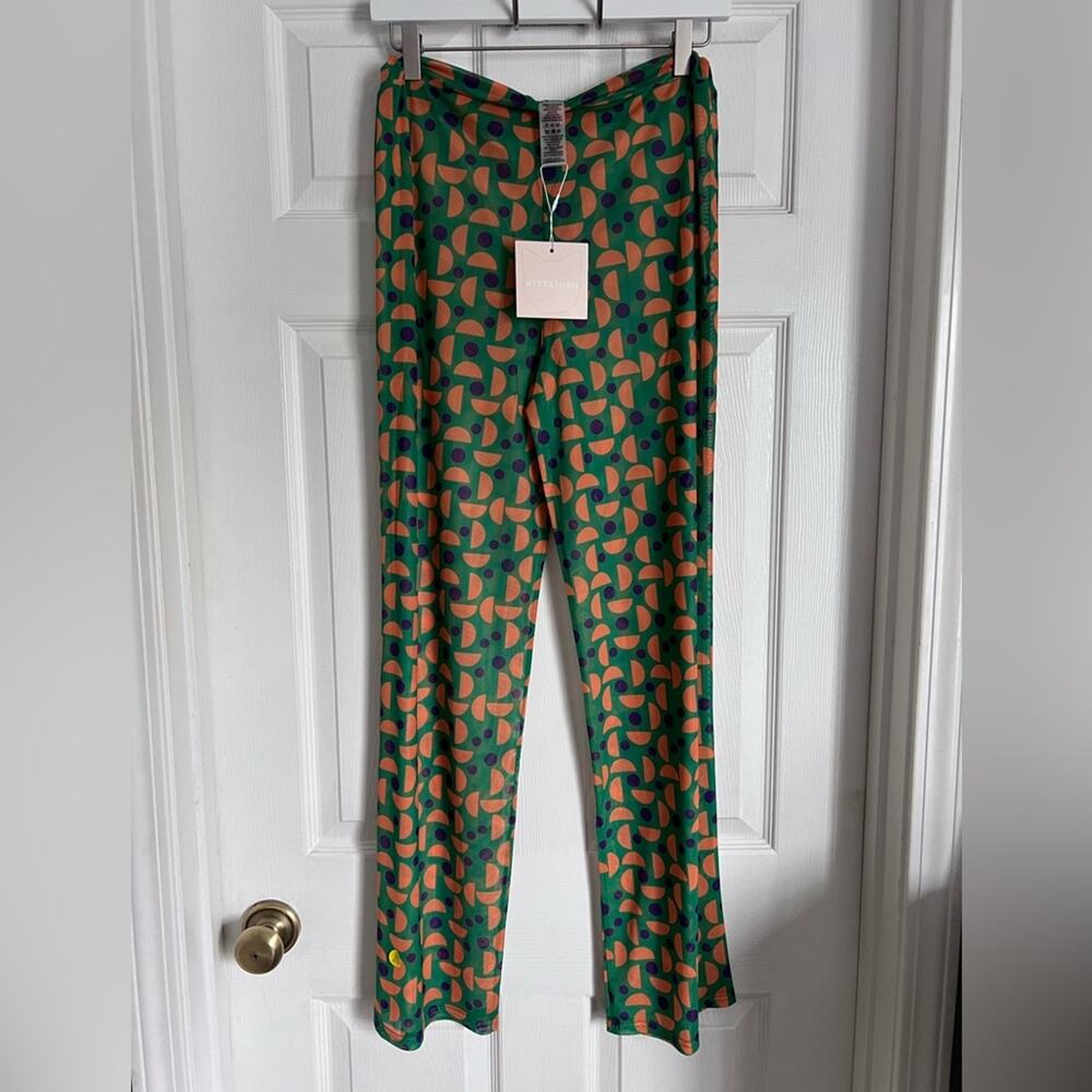Kittenish NWT Mesh Swim Cover Up Pants Resort Wear - Picture 4 of 6